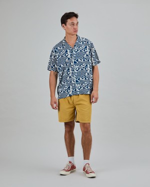 Sombrillas Aloha Shirt Blue from Brava Fabrics