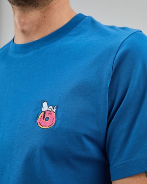 Peanuts Donuts T-Shirt Blue from Brava Fabrics