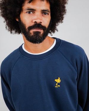 Peanuts Woodstock Sweatshirt Navy from Brava Fabrics