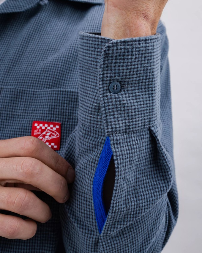 Oversize Checks Pizza Shirt from Brava Fabrics