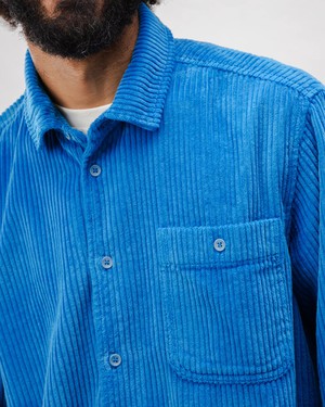 Project Cece | Corduroy Overshirt Blue