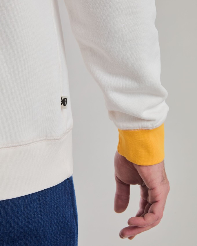 Kodak Retro FIlm Sweatshirt Ecru from Brava Fabrics
