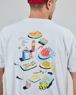Chiringuito Oversize T-Shirt White from Brava Fabrics