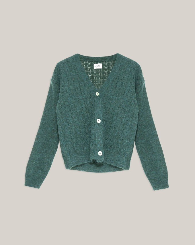 Lace Cardigan Green from Brava Fabrics