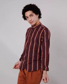 Barre Flannel Regular Shirt Orange via Brava Fabrics