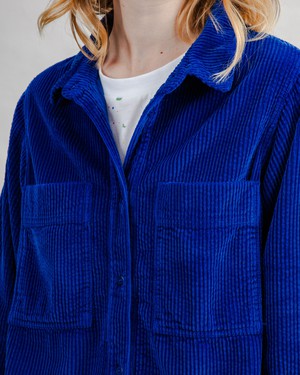Corduroy Boxy Shirt Blue from Brava Fabrics