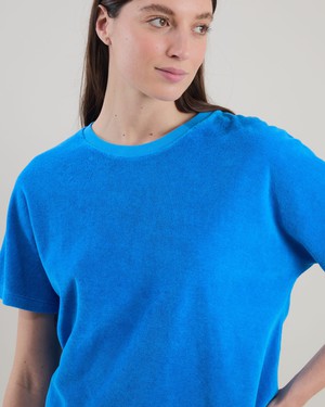 Terry oversize Tee Blue from Brava Fabrics