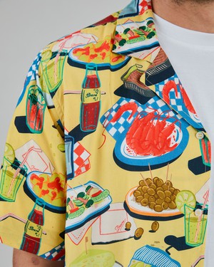 Chiringuito Aloha Shirt Yellow from Brava Fabrics