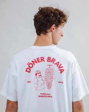 Doner Brava Oversize T-shirt White from Brava Fabrics