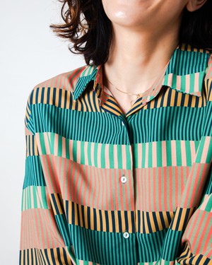 Atlantic Prnited Blouse from Brava Fabrics