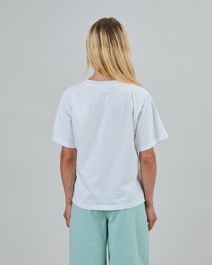 Chiringuito Embroidery Oversize Tee White from Brava Fabrics