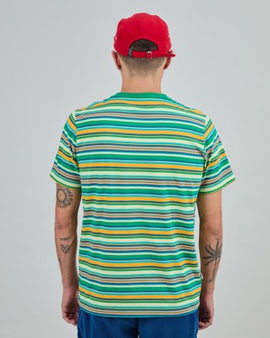 Stripes Regular T-Shirt Green from Brava Fabrics