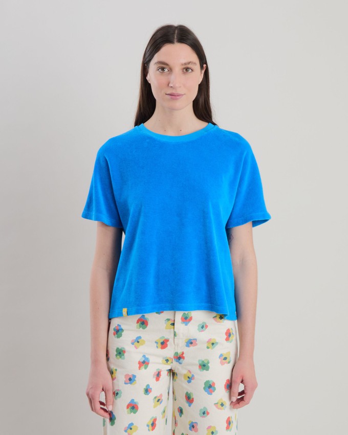 Terry oversize Tee Blue from Brava Fabrics