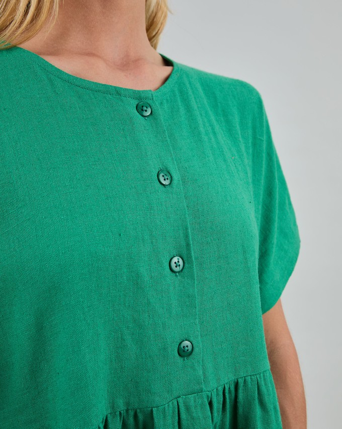 Oversize Long Dress Green from Brava Fabrics