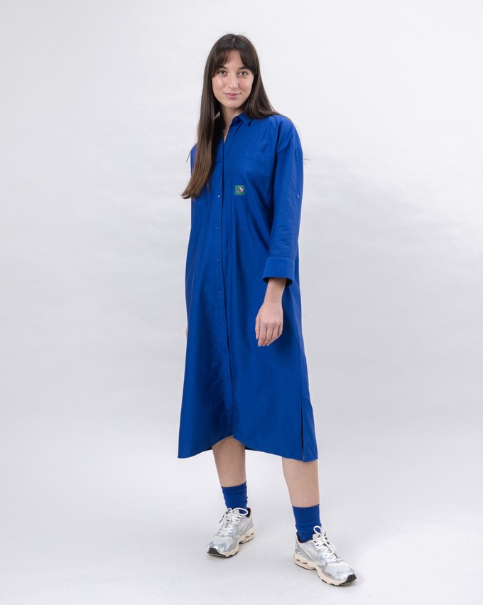 Bombon Shirt Dress Klein Blue from Brava Fabrics