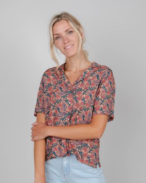 Asis Percales Passerine Aloha Blouse from Brava Fabrics