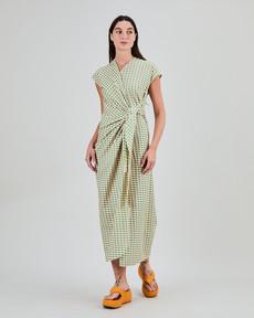 Sardinas Kimono Dress Yellow via Brava Fabrics
