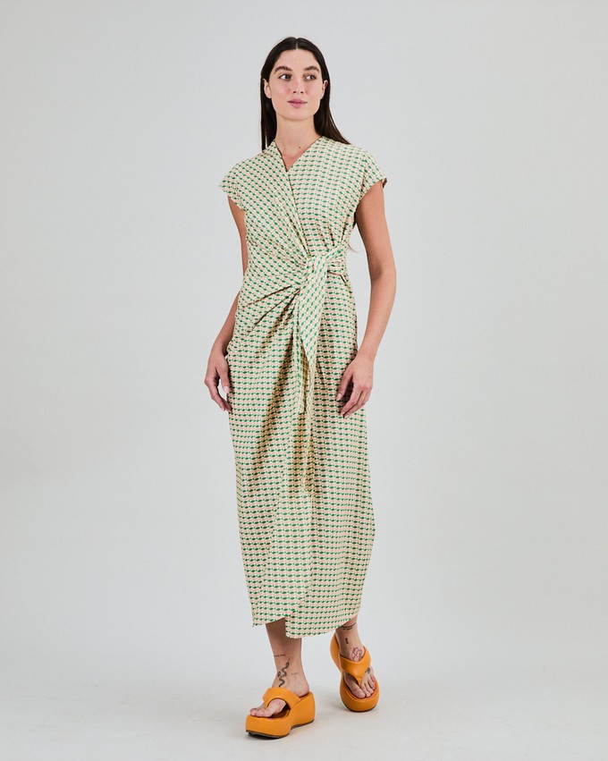 Sardinas Kimono Dress Yellow from Brava Fabrics