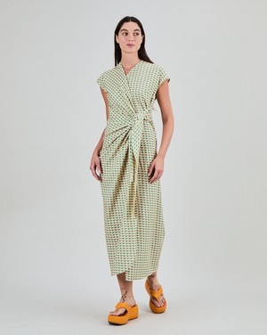 Sardinas Kimono Dress Yellow from Brava Fabrics