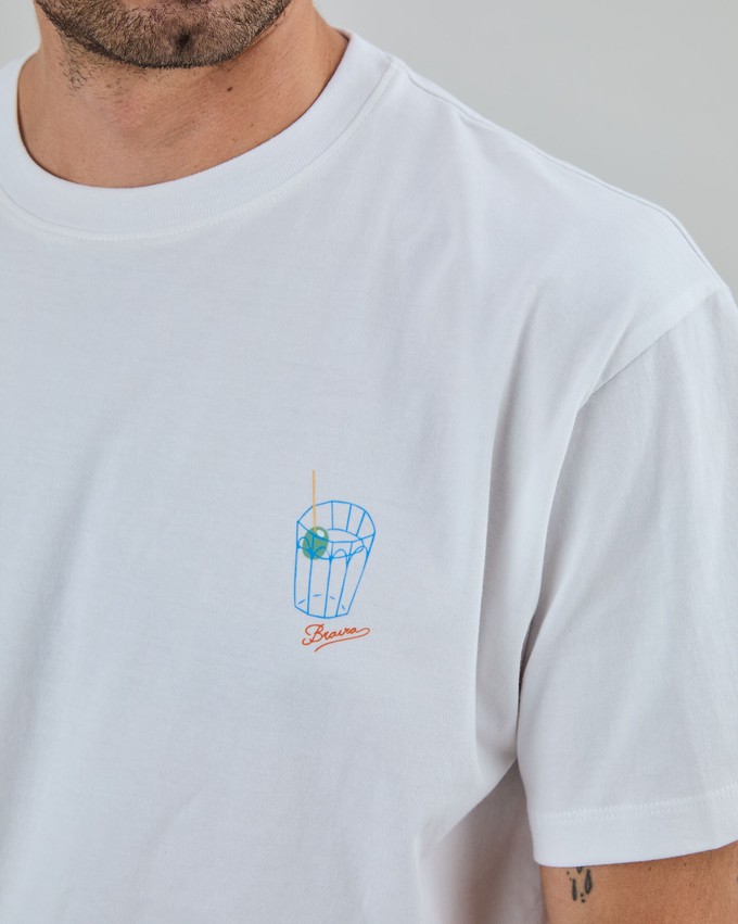 Chiringuito Oversize T-Shirt White from Brava Fabrics