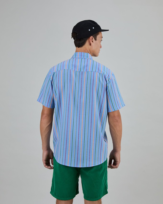 Multicolor Stripes Boxy Man Shirt from Brava Fabrics
