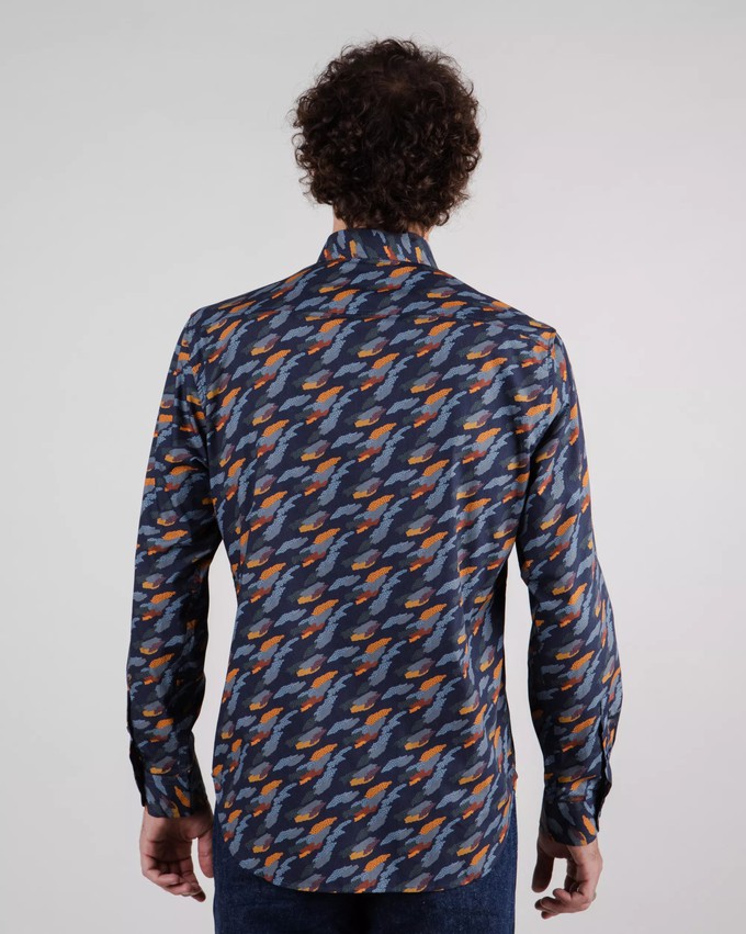 Ucon Palma Shirt Navy from Brava Fabrics
