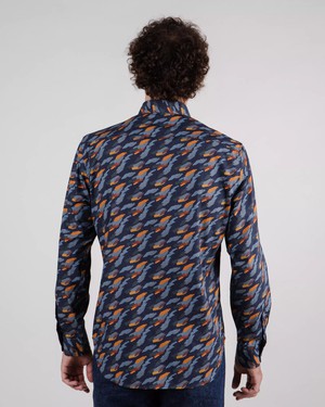 Ucon Palma Shirt Navy from Brava Fabrics