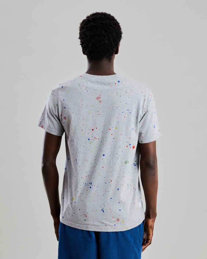 Splash Paint Tshirt Grey from Brava Fabrics