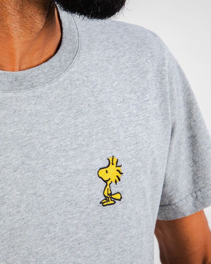 Peanuts Woodstock T-Shirt Grey from Brava Fabrics