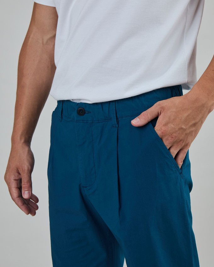 Comfort Chino Pants Blue from Brava Fabrics