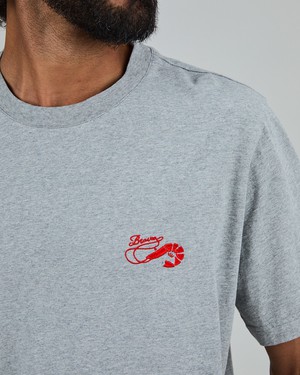 Shrimpy Brava T-Shirt Grey Melange from Brava Fabrics
