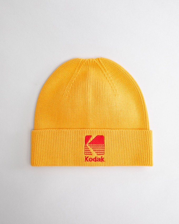 Kodak Logo Beanie Yellow from Brava Fabrics