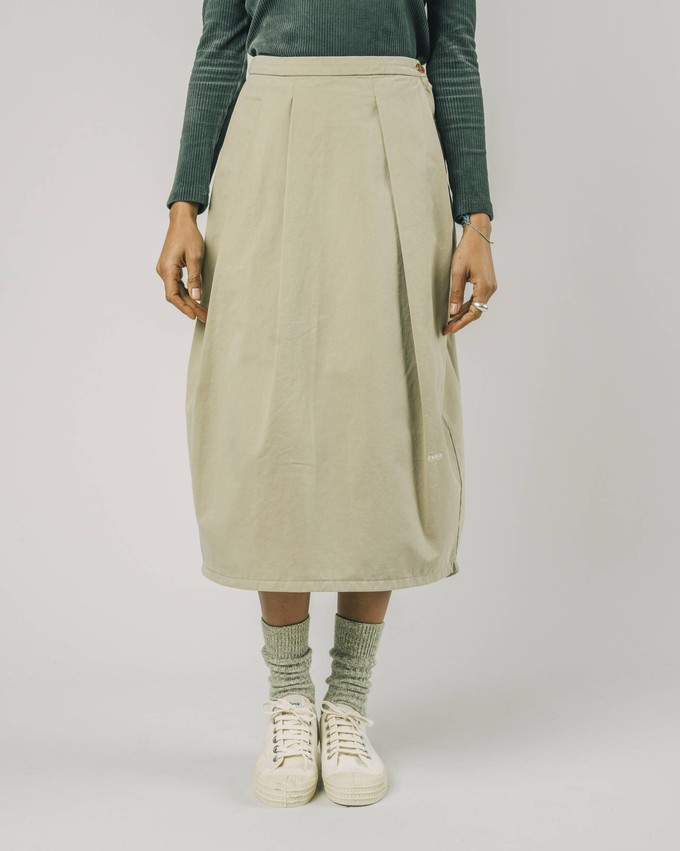 Pleated Skirt Beige from Brava Fabrics