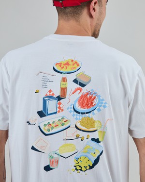 Chiringuito Oversize T-Shirt White from Brava Fabrics
