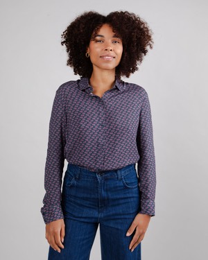 Blusa Lips Prune from Brava Fabrics