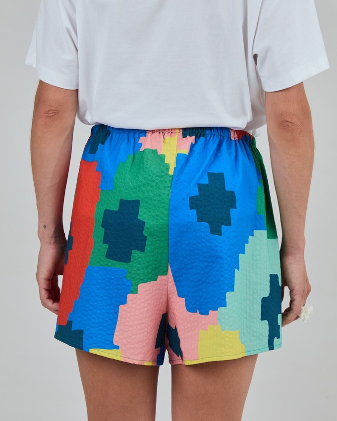 Maxi Flower Bali Loose Shorts from Brava Fabrics