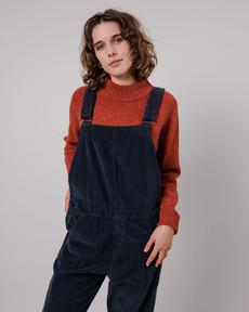 Workwear Corduroy Overall Navy via Brava Fabrics