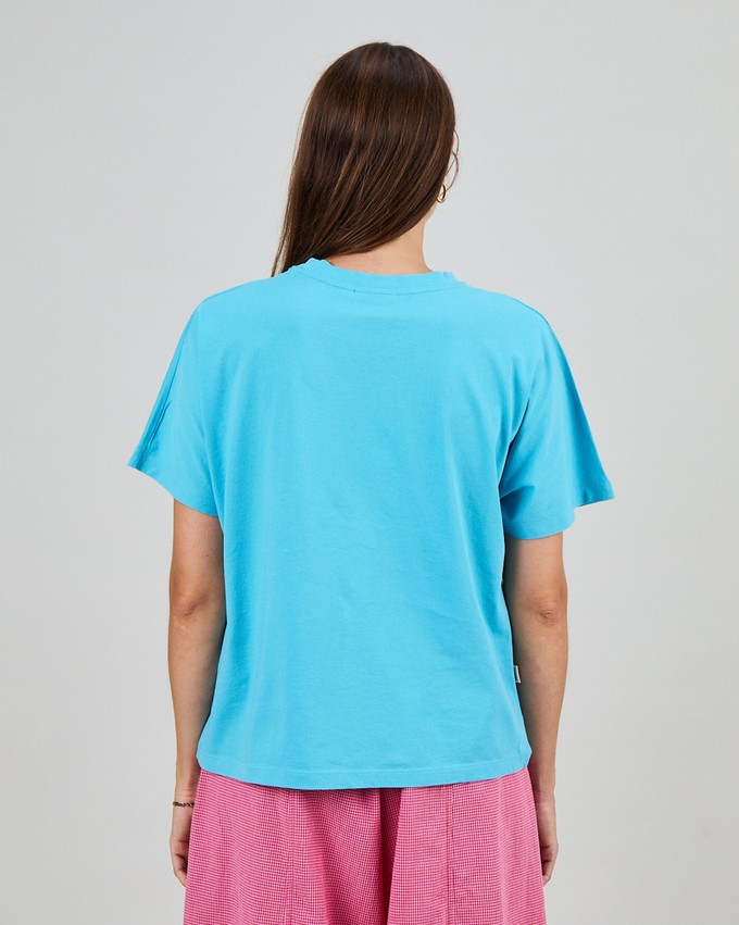 Peanuts Roller Oversize Tee Blue from Brava Fabrics