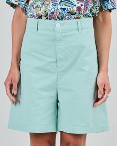 High Waist Shorts Green via Brava Fabrics