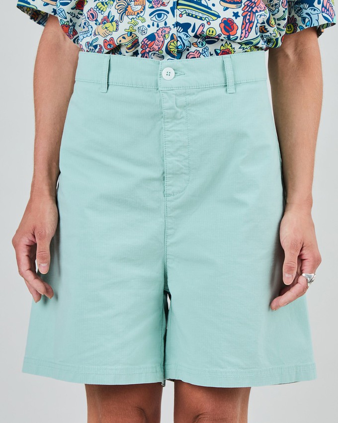 High Waist Shorts Green from Brava Fabrics