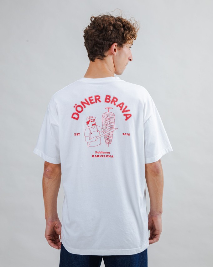 Doner Brava Oversize T-shirt White from Brava Fabrics