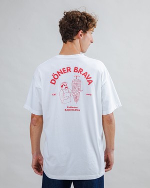 Doner Brava Oversize T-shirt White from Brava Fabrics