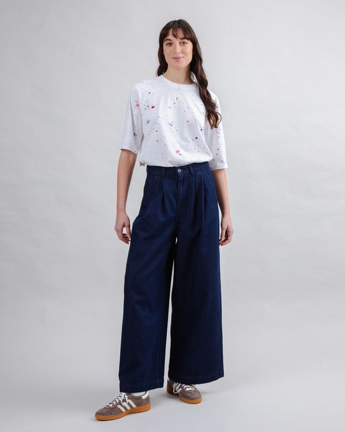 Wide Leg Pants Denim Dark from Brava Fabrics