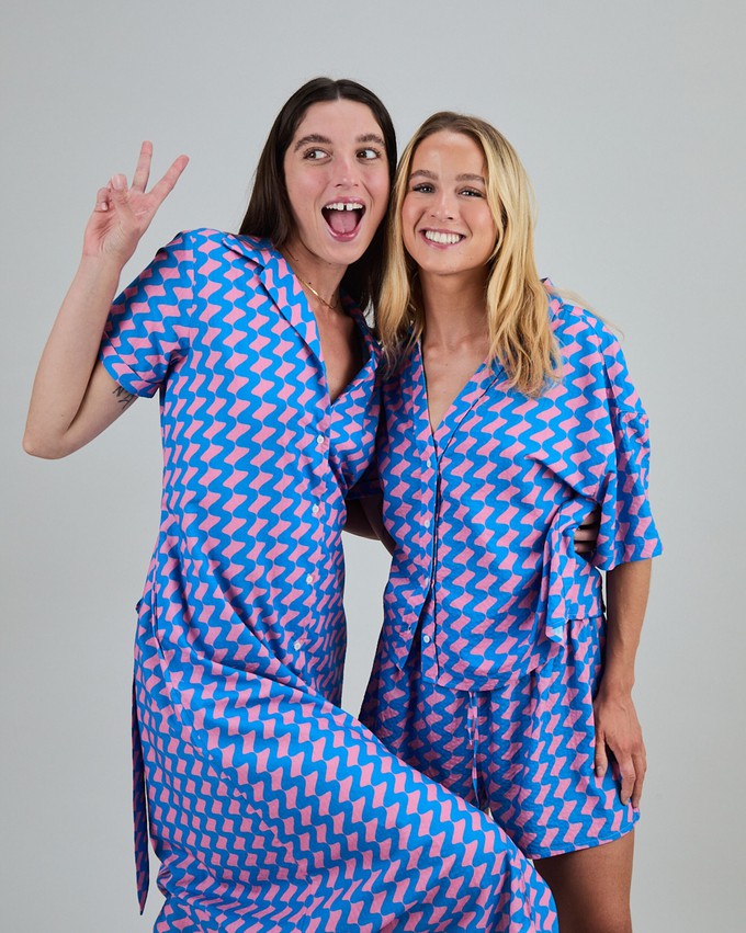 Gum Long dress Blue from Brava Fabrics