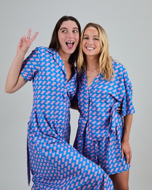 Gum Long dress Blue from Brava Fabrics