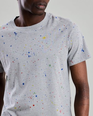Splash Paint Tshirt Grey from Brava Fabrics