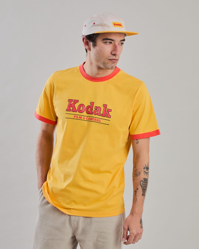 Kodak Retro FIlm Tshirt Yellow from Brava Fabrics