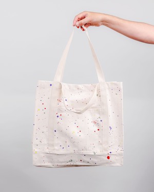 Tote Bag Splash Ecru from Brava Fabrics