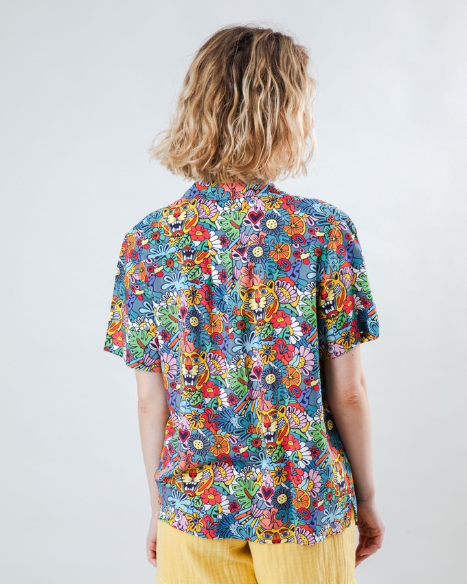 Asis Percales Tutti Frutti Aloha Blouse from Brava Fabrics