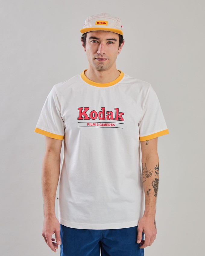 Kodak Retro FIlm Tshirt Ecru from Brava Fabrics